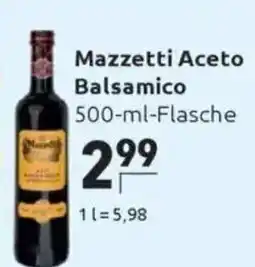 Mazzetti Aceto Balsamico -Flasche