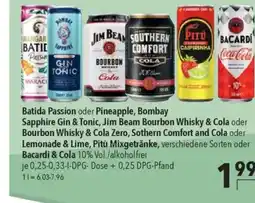 Citti Batida Passion oder Pineapple, Bombay tilbud
