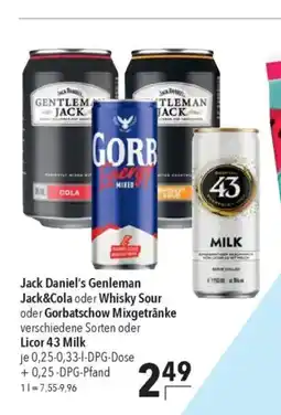 Citti Jack daniel's genleman jack&cola oder whisky sour tilbud