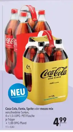 Citti Coca-Cola, Fanta, Sprite oder mezzo mix tilbud