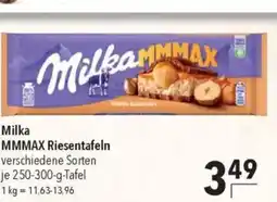 Citti Milka MMMAX Riesentafeln verschiedene Sorten tilbud