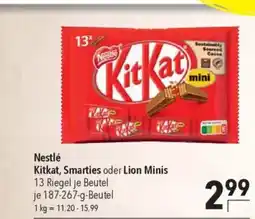 Citti Nestlé Kitkat, Smarties oder Lion Minis tilbud