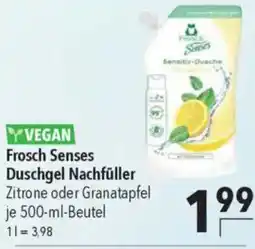Citti VEGAN Frosch Senses Duschgel Nachfüller tilbud