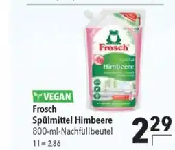 Citti YVEGAN Frosch Spülmittel Himbeere tilbud