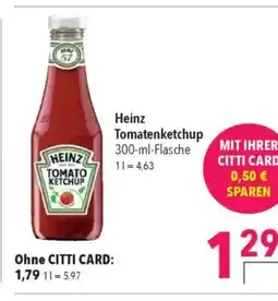 Citti Heinz tomatenketchup tilbud