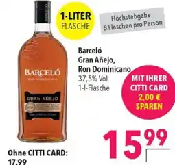 Citti Barceló Gran Añejo, Ron Dominicano tilbud