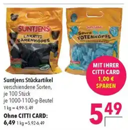 Citti Suntjens Stückartikel tilbud