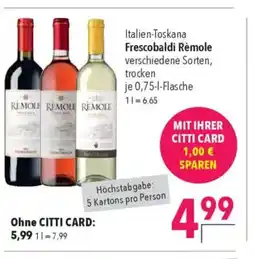 Citti Italien-Toskana Frescobaldi Rèmole tilbud