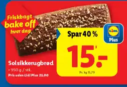 Lidl Solsikkerugbrød tilbud