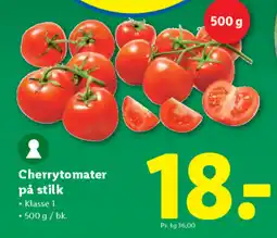 Lidl Cherrytomater på stilk tilbud