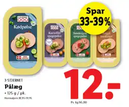 Lidl 3-STJERNET Pålæg tilbud