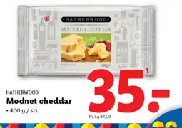 Lidl HATHERWOOD Modnet cheddar tilbud