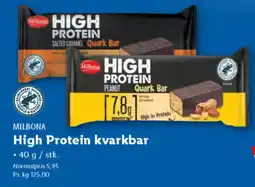 Lidl MILBONA High Protein kvarkbar tilbud