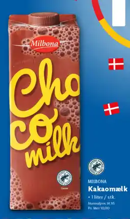Lidl MILBONA Kakaomælk tilbud