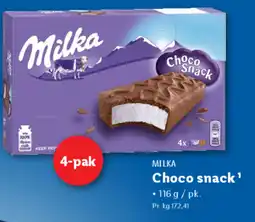 Lidl MILKA Choco snack tilbud