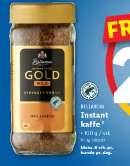 Lidl BELLAROM Instant kaffe tilbud
