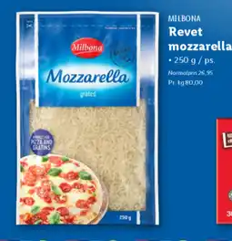 Lidl MILBONA Revet mozzarella tilbud
