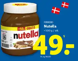 Lidl FERRERO Nutella tilbud