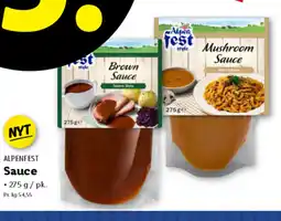 Lidl ALPENFEST Sauce tilbud