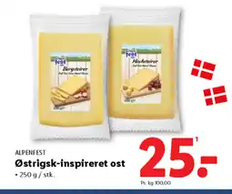 Lidl ALPENFEST Østrigsk-inspireret ost tilbud