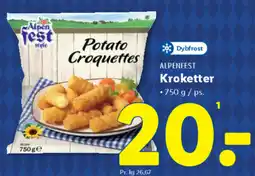 Lidl ALPENFEST Kroketter tilbud