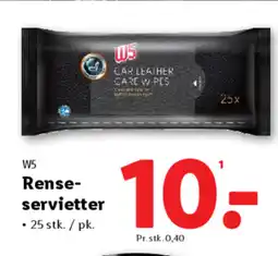 Lidl W5 Rense- servietter tilbud