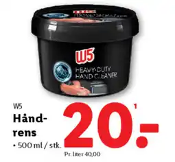 Lidl W5 Håndrens tilbud