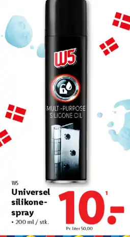 Lidl W5 Universel silikone- spray tilbud