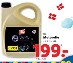 Lidl W5 Motorolie tilbud