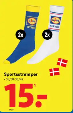 Lidl Sportsstrømper tilbud