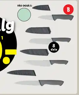 Lidl Knivsæt af rustfrit stål tilbud