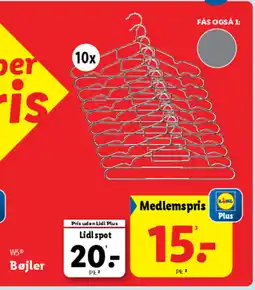 Lidl W5 Bøjler tilbud