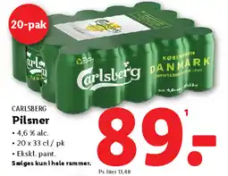 Lidl CARLSBERG Pilsner tilbud
