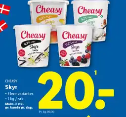 Lidl CHEASY Skyr tilbud