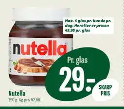 Min Købmand Nutella tilbud