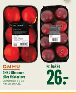 Min Købmand OMHU Blommer eller Nektariner tilbud