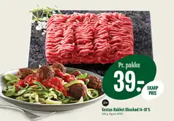 Min Købmand Gestus Hakket Oksekød 14-18 % tilbud