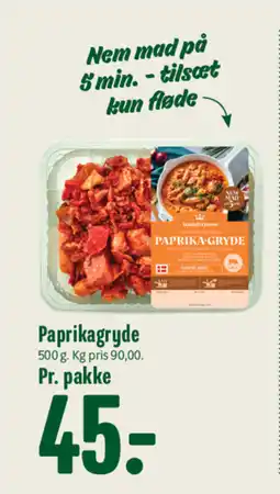 Min Købmand Paprikagryde tilbud