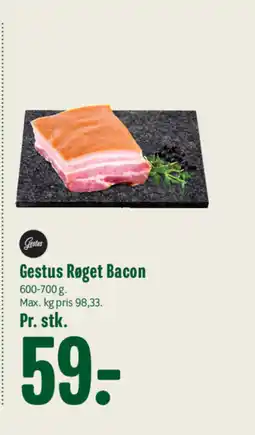 Min Købmand Gestus Røget Bacon tilbud
