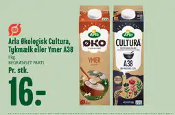 Min Købmand ARLA Økologisk Cultura, Tykmælk eller Ymer A38 tilbud