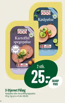 Min Købmand 3-Stjernet Pålæg tilbud