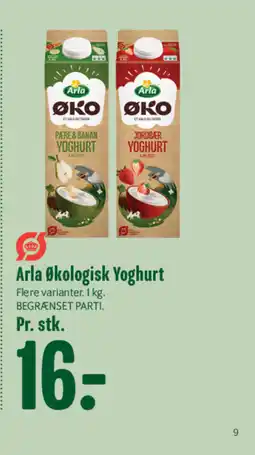Min Købmand ARLA Økologisk Yoghurt tilbud