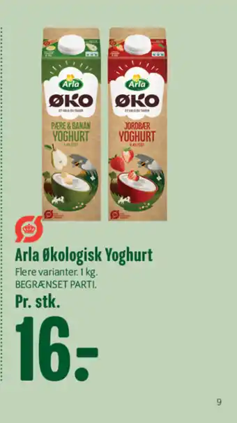 Min Købmand ARLA Økologisk Yoghurt tilbud