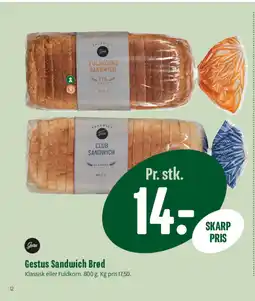 Min Købmand Gestus Sandwich Brød tilbud