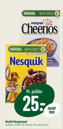 Min Købmand Nestlé Morgenmad tilbud