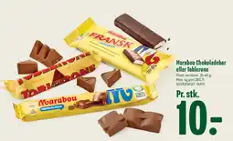 Min Købmand Marabou Chokoladebar eller Toblerone tilbud