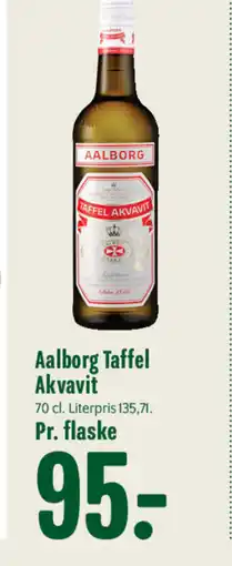 Min Købmand Aalborg Taffel Akvavit tilbud