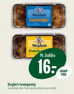 Min Købmand Stryhn's Leverpostej tilbud
