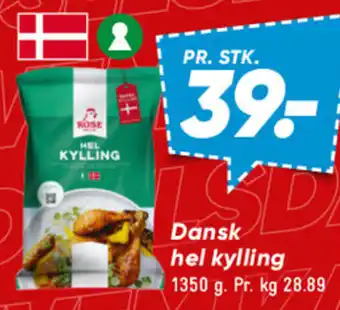 Bilka Dansk hel kylling tilbud