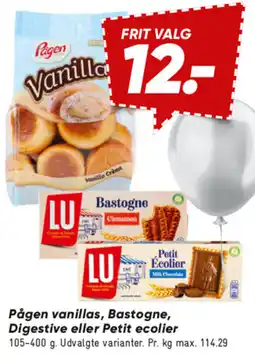 Bilka PÅGEN Vanillas, bastogne, digestive eller petit ecolier tilbud